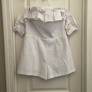 All white Romper